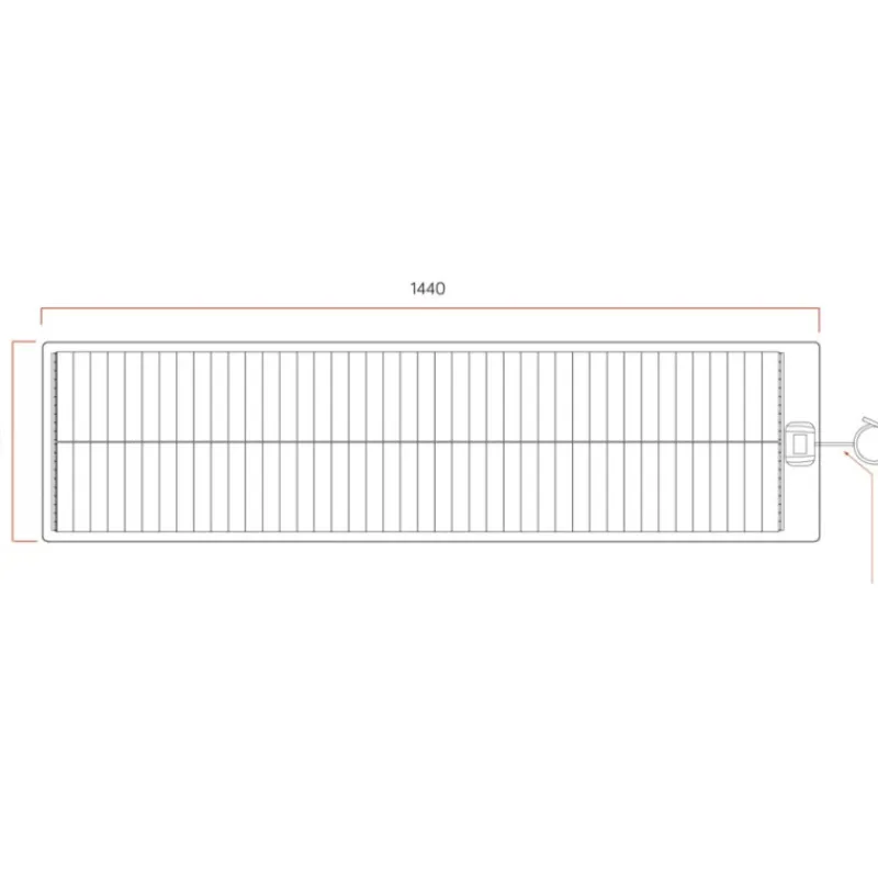 EM Panneau solaire PERC HD Flex 100 | en longueur Solaire·Panneau Solaire Souple|Energie Solaire·Panneau Solaire Souple