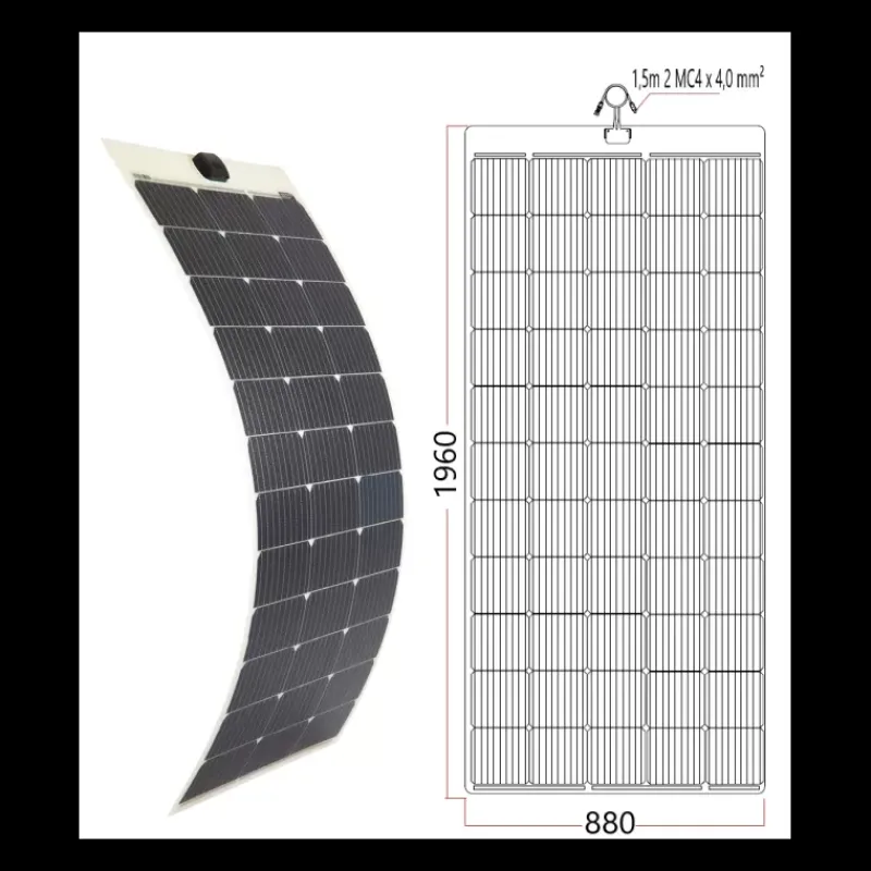 Best EM Panneau solaire souple PERC 350 W Solaire·Panneau Solaire Souple|Energie Solaire·Panneau Solaire Souple