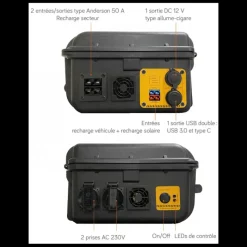 Hot EM Powercase PK1600-100 | 1280 Wh Electricité & Éclairage·Batterie Nomade & Groupe Électrogène Solaire|Batterie·Batterie Nomade Et Station D'Énergie