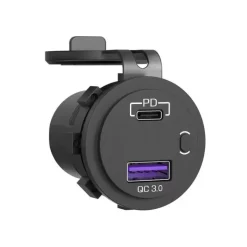 EM Prise double USB-A et USB-C 12V avec inter*Energie Mobile Sale