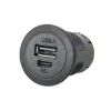 EM USB-SE prise USB-A + USCB-C | sans LED*Energie Mobile Outlet