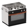 Clearance Cuisinière Allure 2 feux | four inox avec grill Cuisson Intérieure, Réchaud Et Réchaud-Four·Réchaud Four Gaz Et Cuisinière