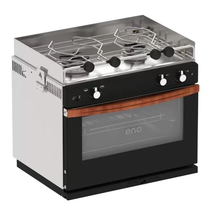 Clearance Cuisinière Allure 2 feux | four inox avec grill Cuisson Intérieure, Réchaud Et Réchaud-Four·Réchaud Four Gaz Et Cuisinière