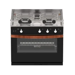 Outlet Cuisinière Allure 3 feux | four inox avec grill Cuisson Intérieure, Réchaud Et Réchaud-Four·Réchaud Four Gaz Et Cuisinière
