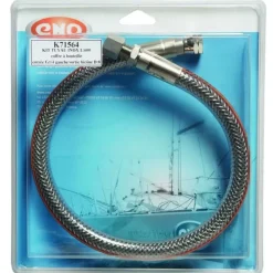 Flexinox marine 1000 mm G1/4" / olive 8 mm*ENO Hot