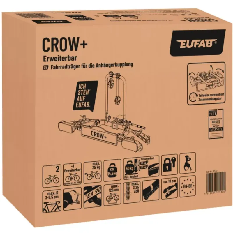 Discount Crow Plus Porte Vélos·Porte-Vélo Sur Attelage|Porte Vélos·Porte-Vélo Fourgon Aménagé