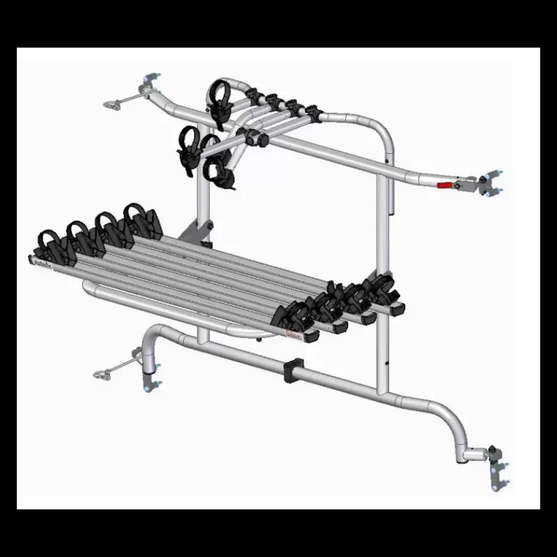 New EUROCARRY Adventure Rack FIAT Ducato pour 4 vélos Fiat Ducato / Boxer / Jumper|Porte Vélos·Porte-Vélo Fourgon Aménagé