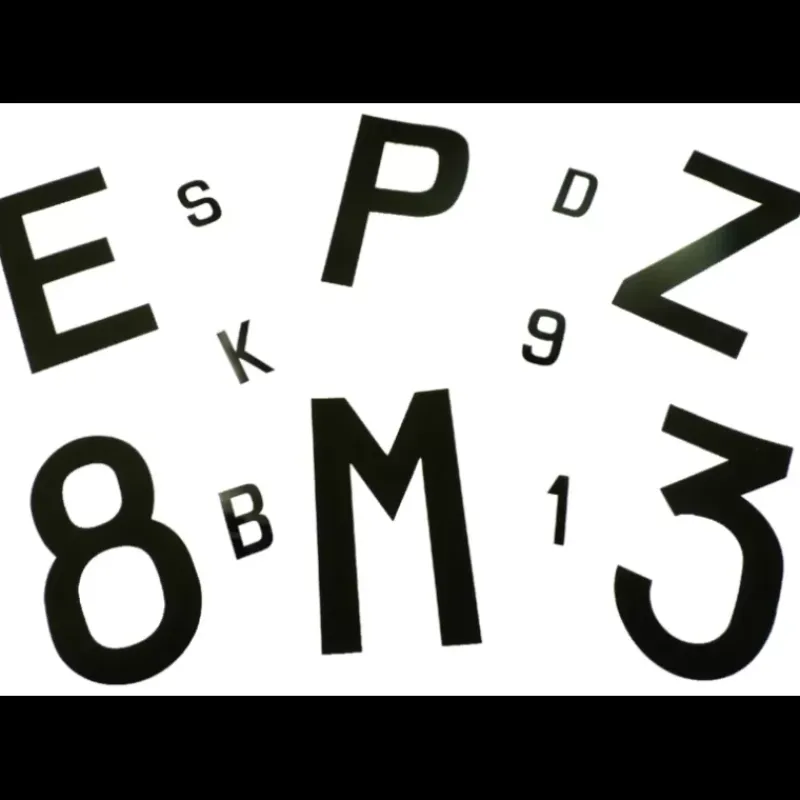 Clearance Lettre adhésive 40 mm | noire Pavillon, Librairie & Cartographie·Lettre & Immatriculation
