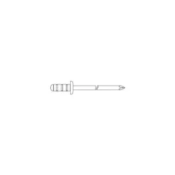 Rivet tête plate ø 5 mm inox*Euromarine Best