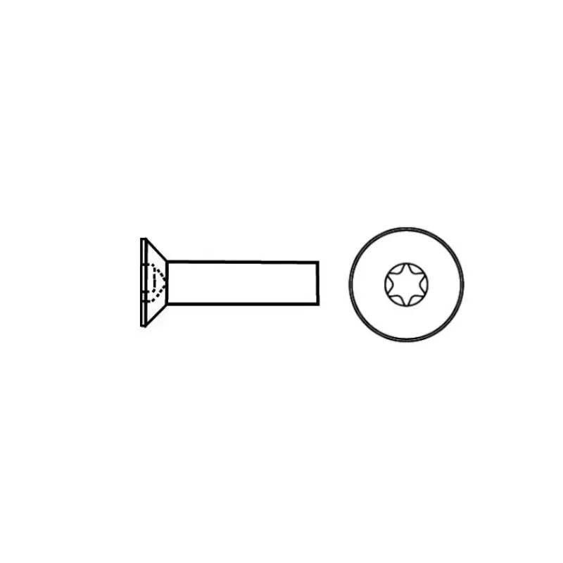 Vis + écrou ø 5 mm inox T.F Torx*Euromarine Hot