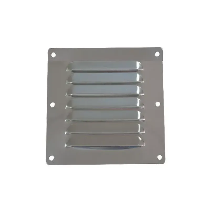 Discount Grille alu argenté sans moustiquaire Grille & Aération·Grille D'Aération