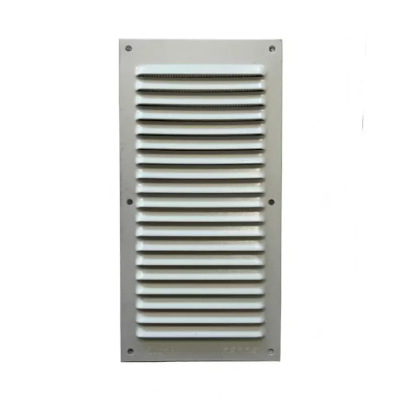 Grille alu laqué blanc avec moustiquaire*Fap Sale