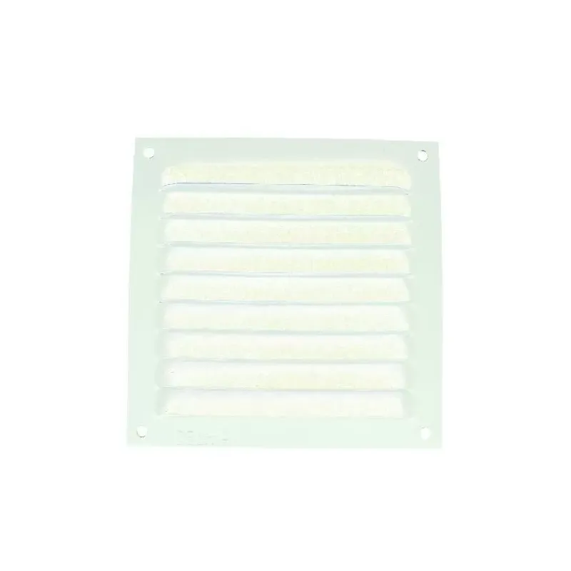 Grille alu laqué blanc sans moustiquaire*Fap Discount