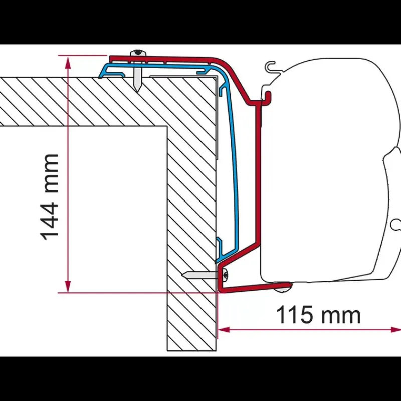 Adaptateur F45 | Rapido Série 6 après 2024*Fiamma Discount