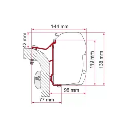 Hot Adaptateur F45 F70 | Hymer Van / B2 Store·Adaptateur De Store Camping-Car