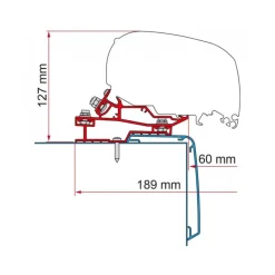 Hot Adaptateur F80 S pour RAPIDO C Line Store·Adaptateur De Store Camping-Car