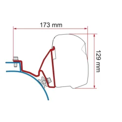Online Adaptateur F43Van | VW T5 T6 California Store·Adapteur De Store Van Et Fourgon
