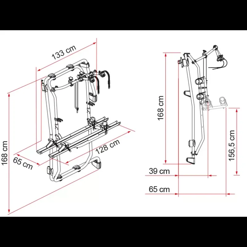 Sale Carry-Bike Frame Crafter 2 | Ebike Vw Crafter|Porte Vélos·Porte-Vélo Fourgon Aménagé