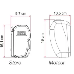 Online F45 Eagle 450 Polar White Store·Store Pour Camping-Car & Fourgon