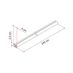 Fixing Bar Pro L*Fiamma Clearance