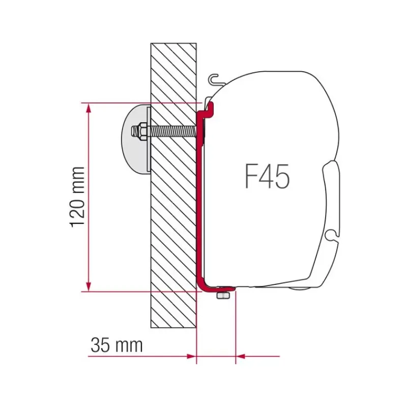 Outlet Kit AS 400 F45 S Store·Adaptateur De Store Camping-Car