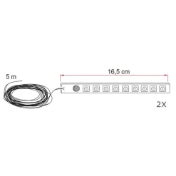 Outlet Kit Awning LED Store·Accessoires Stores|Eclairage & Lampe·Eclairage Extérieur