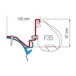 Outlet Kit F35 Pro VW T6 Kepler Store·Adapteur De Store Van Et Fourgon