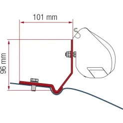 Best Kit F35 VW Caddy 4 Maxi Store·Adapteur De Store Van Et Fourgon