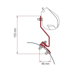 Kit F35 VW Caddy 4 Maxi Lift Roof*Fiamma Best