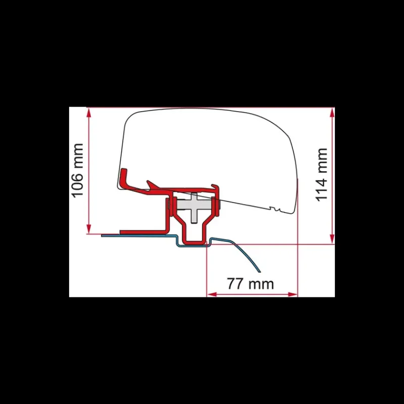 New Kit fixation de store F40Van | Nissan NV 200 Store·Adapteur De Store Van Et Fourgon