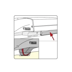 Kit Rain Guard F40van Custom*Fiamma Outlet