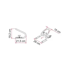 Moto Wheel Chock Rear*Fiamma Discount