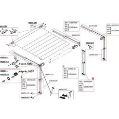 Pièce détachée Caravanstore 280-440*Fiamma