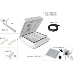 Pièces détachées Vent 28*Fiamma New