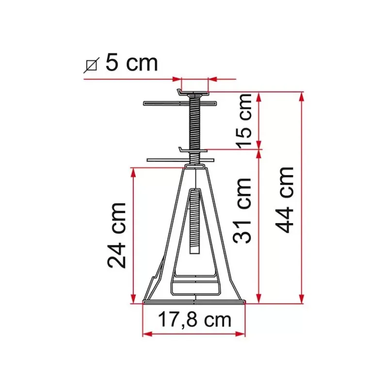 New Plastic Jacks Accessoire Extérieur·Cales Roues & Chandelles