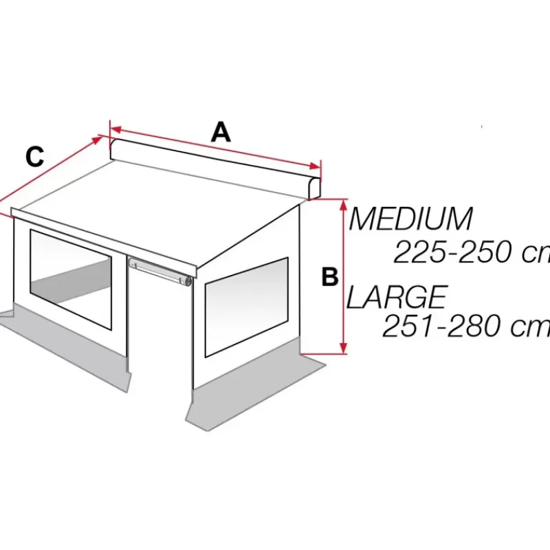 Clearance Privacy Room F45 Auvent & Sas·Auvent Camping-Car|Store·Habillage, Paroi & Côté De Store