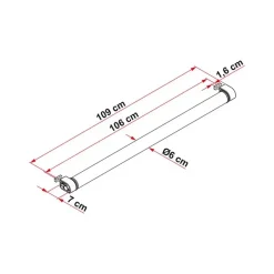 Roller Roof Rail Tente De Toit, Barre De Toit, Coffre & Échelle·Rail & Barre De Toit