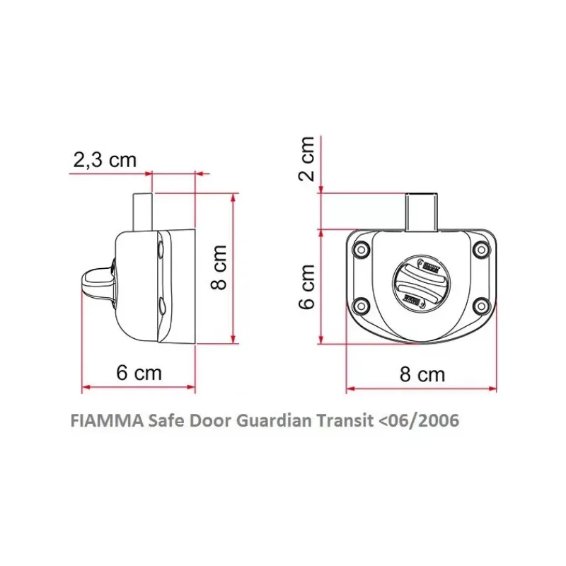Clearance Safe Door Guardian Transit Ford Transit|Poignée, Verrou & Fermeture Extérieures·Fermeture Et Verrou Extérieur