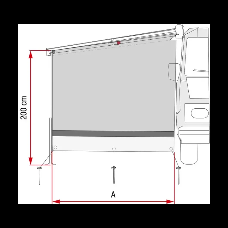 New Side block F45 / F80s Store·Habillage, Paroi & Côté De Store
