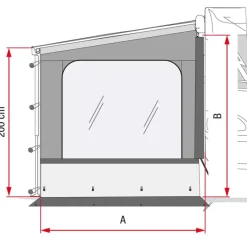 Outlet Side W Pro F80L XL Store·Habillage, Paroi & Côté De Store