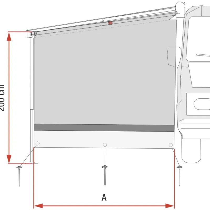 Sun View Side F80L*Fiamma Hot