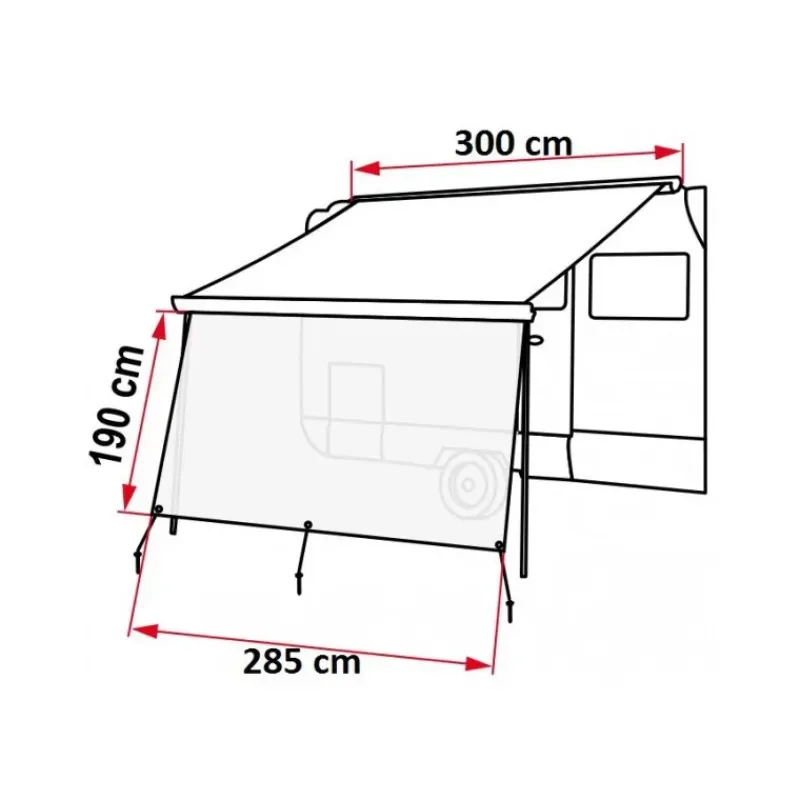 Sun View XL 260*Fiamma Hot