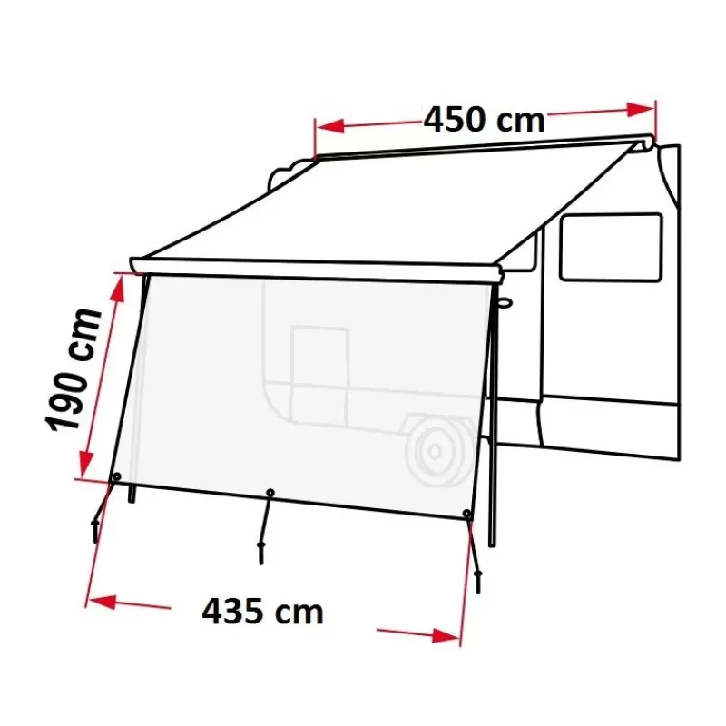 Discount Sun View XL 450 Store·Habillage, Paroi & Côté De Store