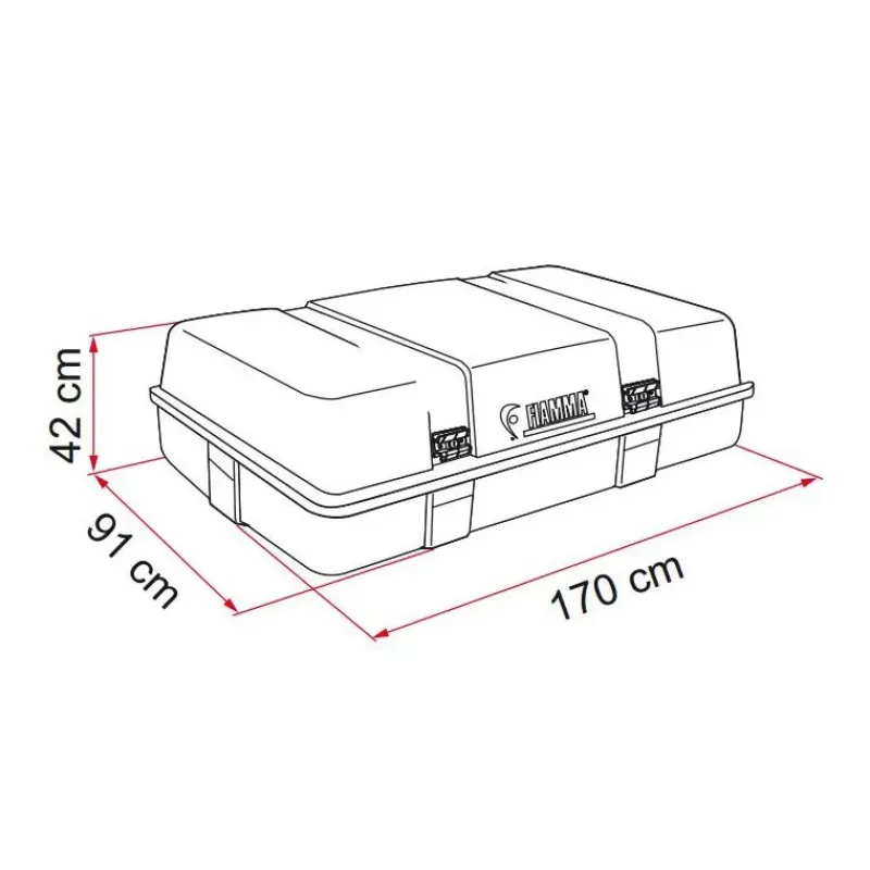 New Ultra-box 3 Tente De Toit, Barre De Toit, Coffre & Échelle·Coffre De Toit