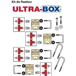 New Ultra-Box 500 Tente De Toit, Barre De Toit, Coffre & Échelle·Coffre Arrière