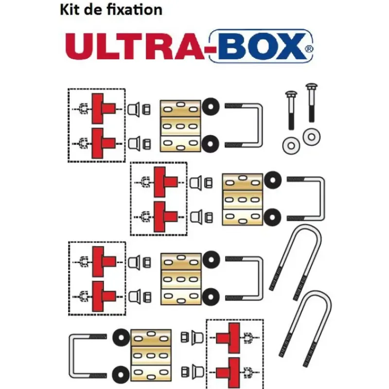 New Ultra-Box 500 Tente De Toit, Barre De Toit, Coffre & Échelle·Coffre Arrière