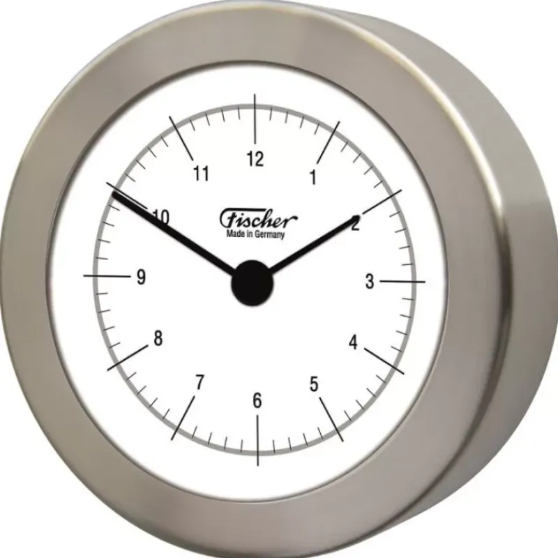 Horloge à quartz 103 mm inox 1512U*Fischer Best