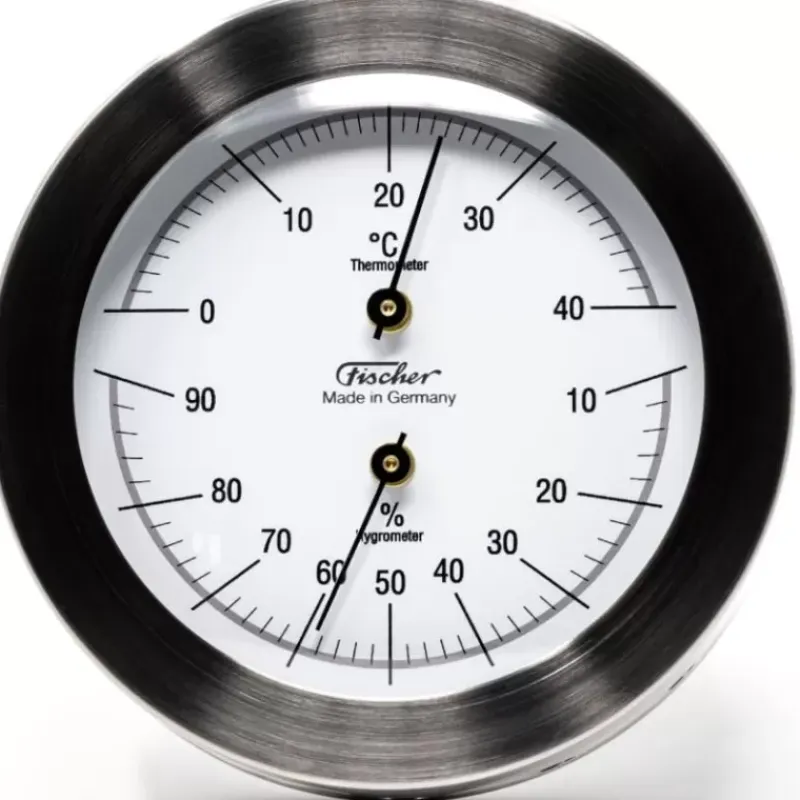 Hot Thermo-hygro 103 mm inox 1512TH Instrument Météo·Baromètre, Thermomètre & Hygromètre