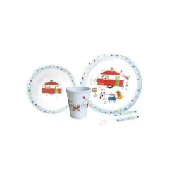 Discount Set vaisselle enfant 5 pièces Caravane Cuisine & Vaisselle·Vaisselle & Kit Vaisselle|Ustensile De Cuisine & Vaisselle·Set Vaisselle & Vaisselle