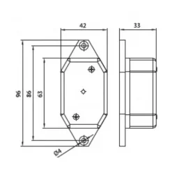 Best Feu de gabarit FT-001 LED blanc Attelage & Matériel Remorque·Signalisation, Feux De Remorque & Caravane|Matériel De Remorque·Feux & Signalisation